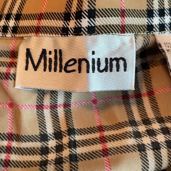 Millenium Women’s Plus Size 20 Long Sleeve Button Front Top NWT - Picture 4 of 5